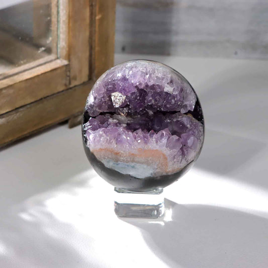 Amethyst Geode Sphere