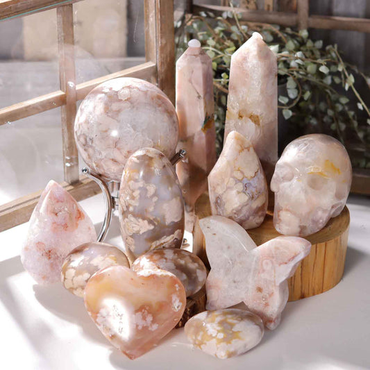 Flower Agate Mix