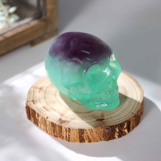 Fluorite Skull