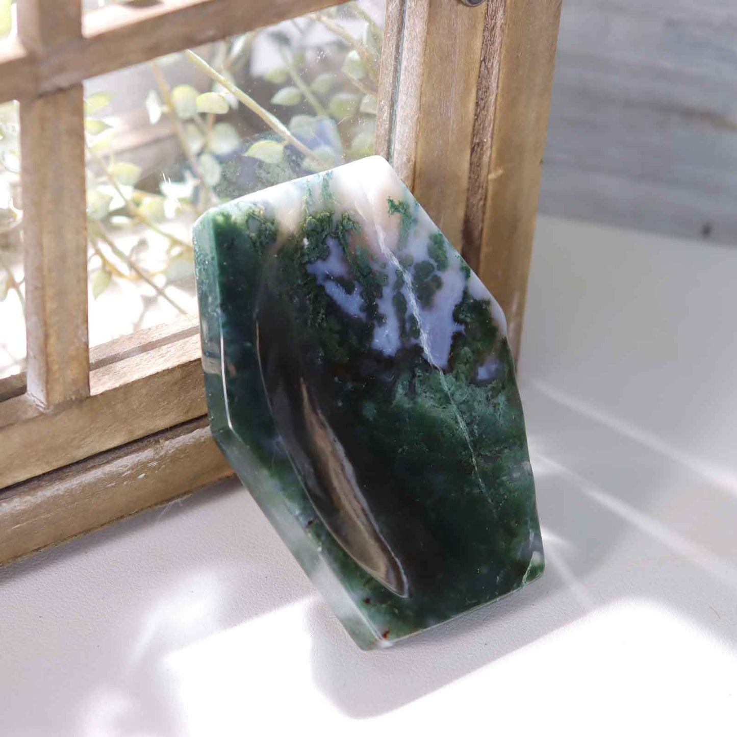 Moss Agate Bowl