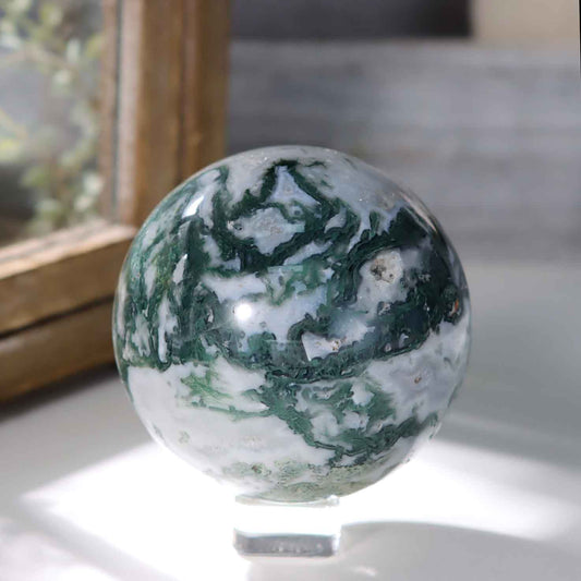 Moss Agate Sphere