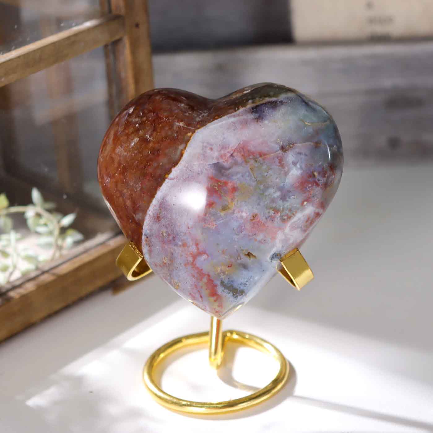 Ocean Jasper Heart