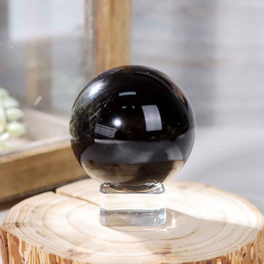 Rainbow Obsidian Sphere