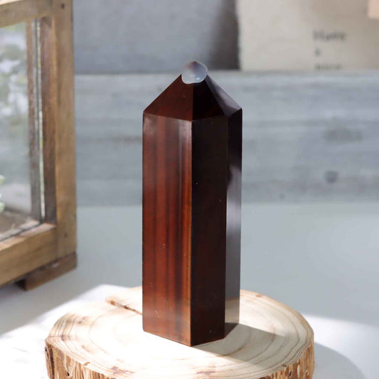 Red Tiger Eye Tower