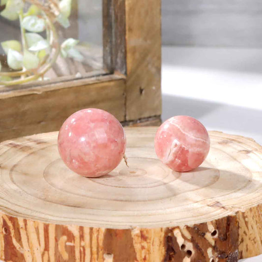 Rhodochrosite Sphere