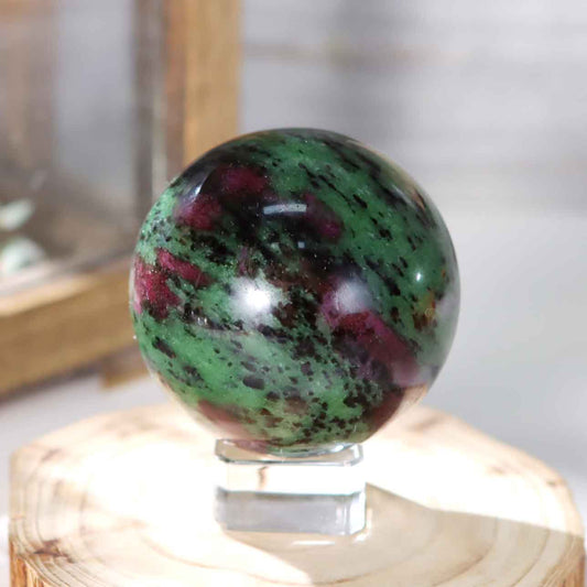 Ruby Zoisite Sphere